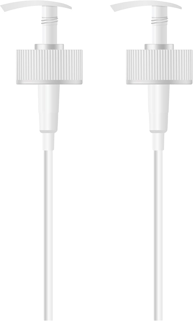 Shoprythm Packaging Pack of 2 White Pump Dispenser- 200ml Shoprythm Packaging Pack of 2 White Pump Dispenser- 200ml